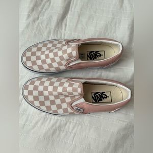 PINK CHECKERED VANS